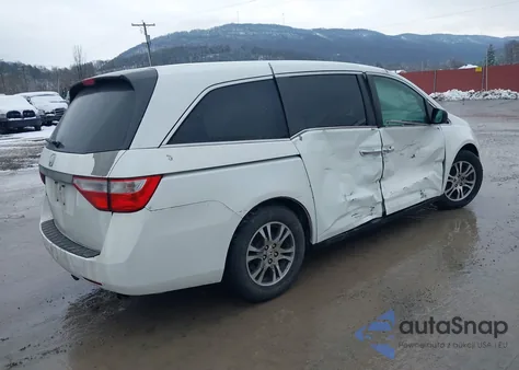 2012 Honda Odyssey Ex-L из США, поврежденный, VIN 5FNRL5H67CB008767